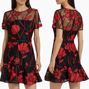 MILLY Rosie Grand Fleur Dress Size 8 $595